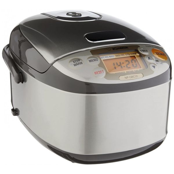 Panela de Arroz Elétrica Capacidade 540 mL, 700W, 110v, ZOJIRUSHI NP GBC05XT, Marrom