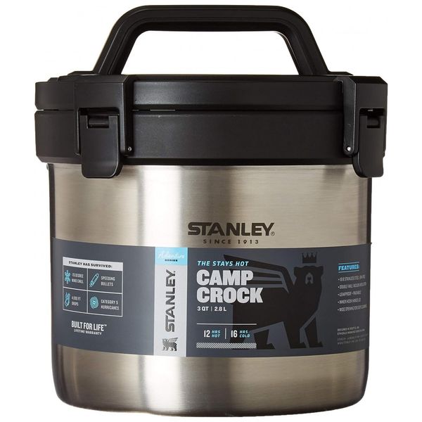 Pote de Aço Inoxidável com Isolamento a Vácuo, Capacidade 2.8L, STANLEY 10 01875 027, Prateado