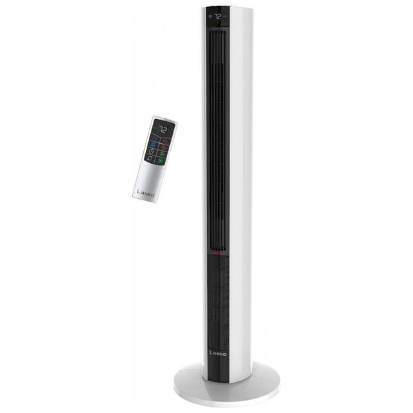 Ventilador de 3 Velocidades e  Aquecedor de Torre de 4 Níveis, 1500W, 110V, LASKO FH500, Branco