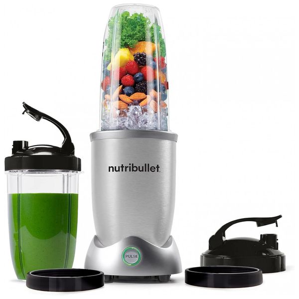 Liquidificador para Vitaminas e Shakes com Botão Pulse, 110V 1200W, NUTRIBULLET N12 1001, Cinza