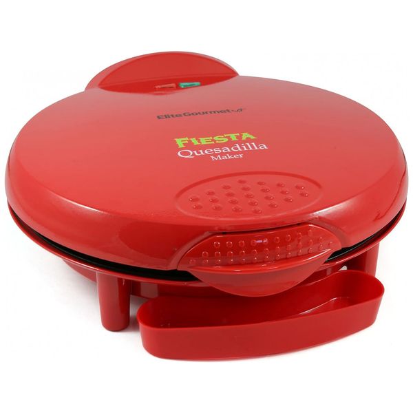 Sanduicheira Antiaderente para Tacos, 900W, 110v, ELITE GOURMET EQD 118, Vermelho