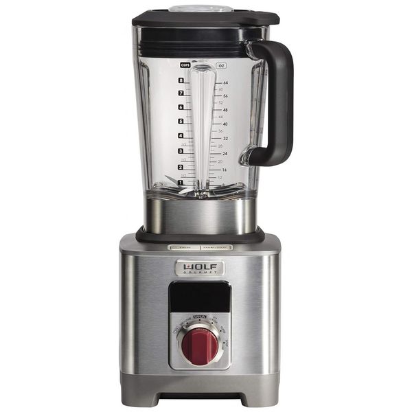 Liquidificador Profissional de 1.8L com Visor LCD, 1500W, 110v, WOLF GOURMET WGBL100S, Prateado