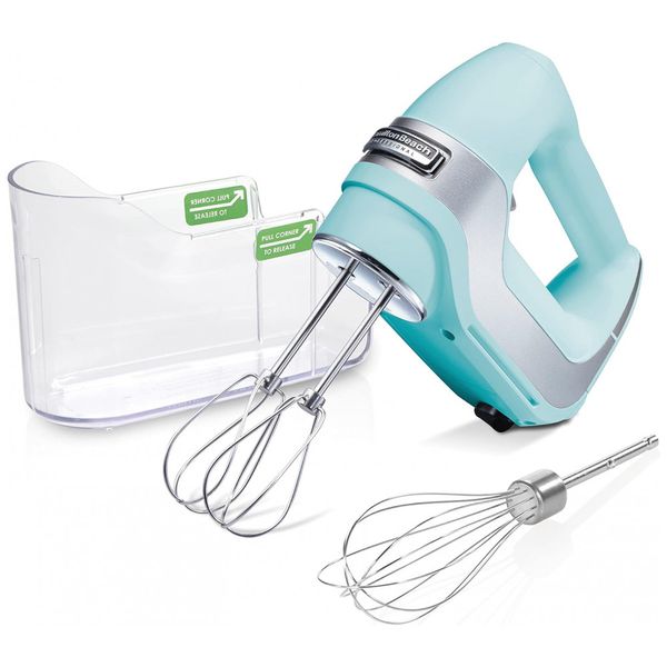 Batedeira Profissional com 5 Velocidades, 120W, Turquesa, 110v, HAMILTON BEACH PROFESSIONAL 62658, Azul turquesa