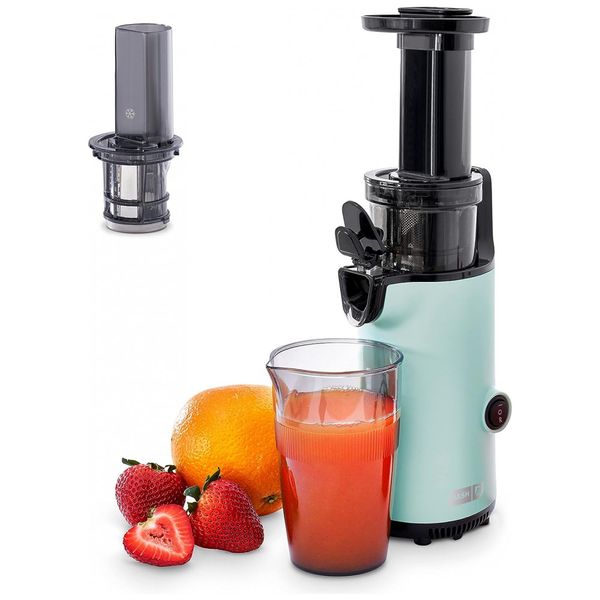 Centrífuga de Frutas com Acessórios, 130W, turquesa, turquesa, 110v, DASH DCSJ255, Azul turquesa