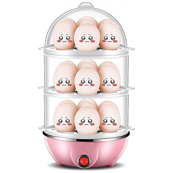 Cozedor de Ovos Elétrico até 14 Ovos com Desligamento Automático, COPPER CHEF Egg Cooker, Laranja escuro