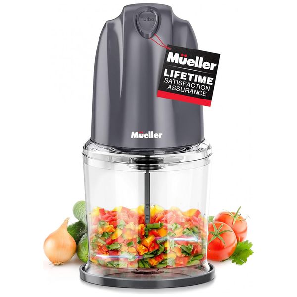 Mini Processador de Alimentos, Capacidade mL, 110v, MUELLER AUSTRIA FC 500, Cinza