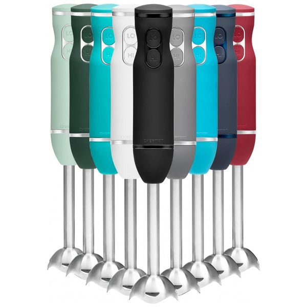 Mixer Portátil com 2 Velocidades, 300W, 110v, CHEFMAN Immersion Stick Hand Blender, Preto