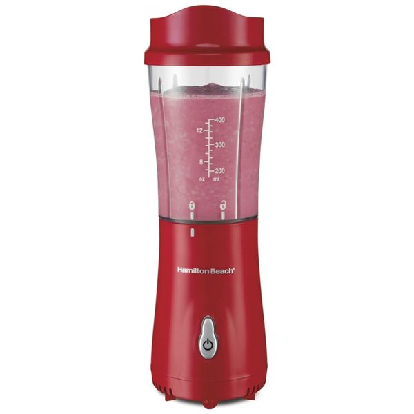 Liquidificador Pessoal de 400 mL para Vitaminas, 175W, 110v, HAMILTON BEACH 51101RV, Vermelho