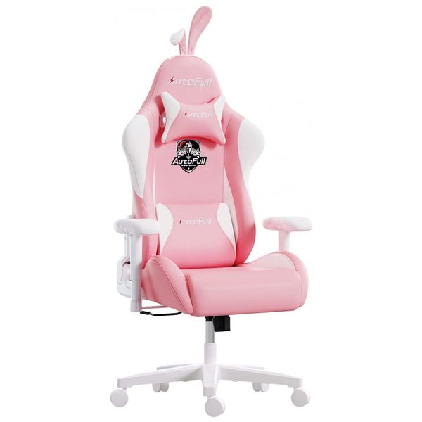 Cadeira de Escritório Gamer Ergonômica e Reclinável com Apoio para Lombar, AUTOFULL , Rosa