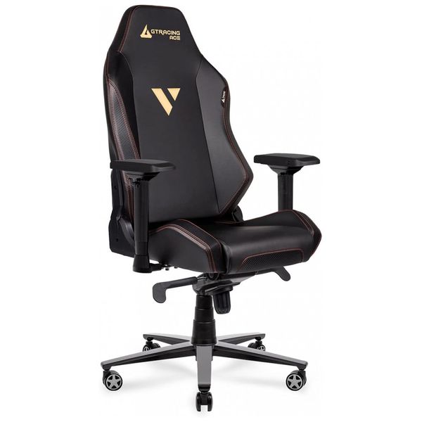 Cadeira de Escritório Gamer Ergonômica e Reclinável com Encosto Alto e Apoio 4D, GTRACING, Preto