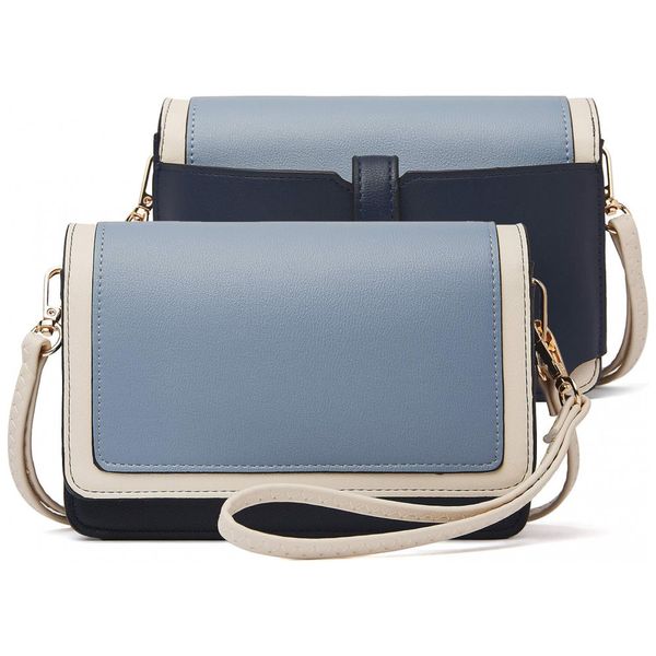 Bolsa Feminina Pequena de Ombro, BROMEN, Azul
