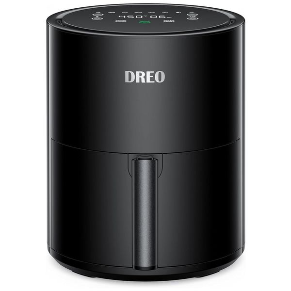 Fritadeira Elétrica AirFryer sem Óleo 4L com 9 Predefinições, 110V 1500W, DREO DR KAF002, Preto