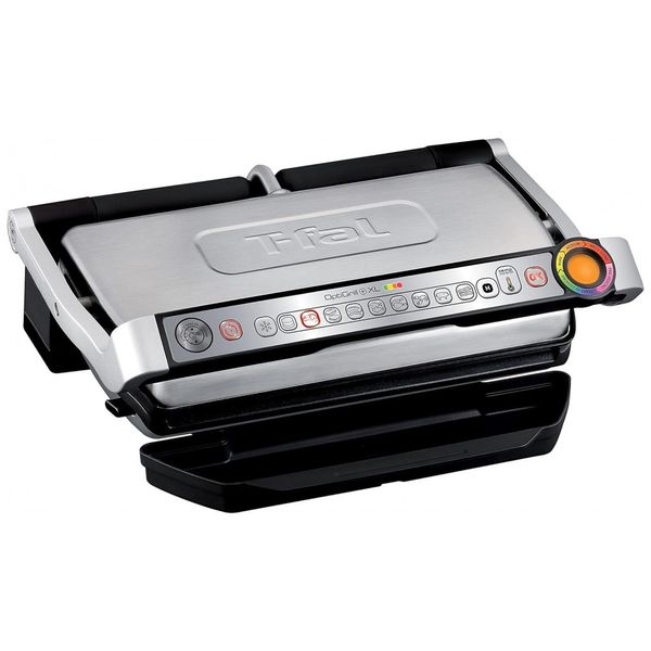 GC722D53 Churrasqueira Elétrica Grill, Aço Inoxidável, 1800W, 110v, T FAL 7211002168, Prateado