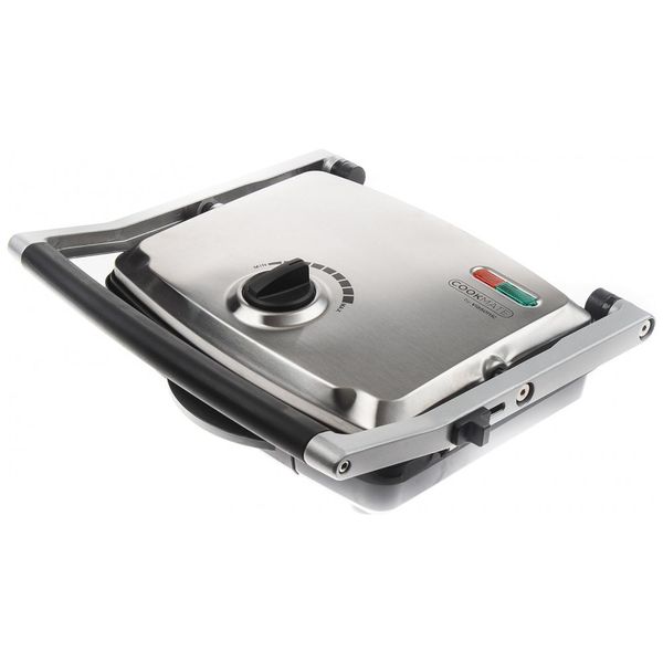 Artisan Churrasqueira Elétrica Grill Serve até 6 Pessoas, 1500W, 110v, COOKMATE 725791761229, Prateado