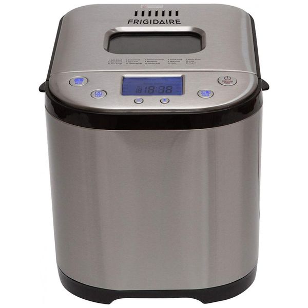 Máquina de Fazer Pão Automática e Antiaderente 15 em 1, até 1 kg, Aço Inoxidável, FRIGIDAIRE EBRM100, Prateado