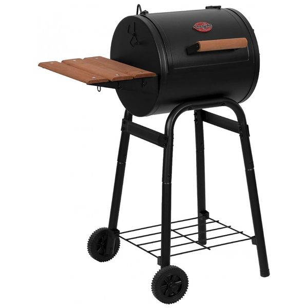 Churrasqueira a Carvão Portátil, Serve até 5 Pessoas, CHAR GRILLER E1515, Preto