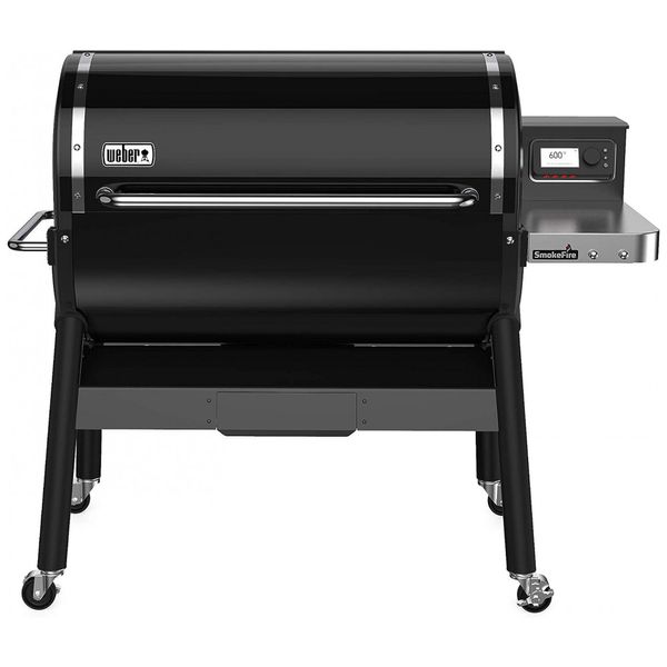 SmokeFire EX6 2 geração Grelhador a pellets a lenha, preto, WEBER 23510201