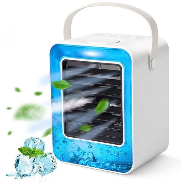 Climatizador 4 em 1 Portátil 500 mL, Recarregável via USB, KOOLERTRON, Branco