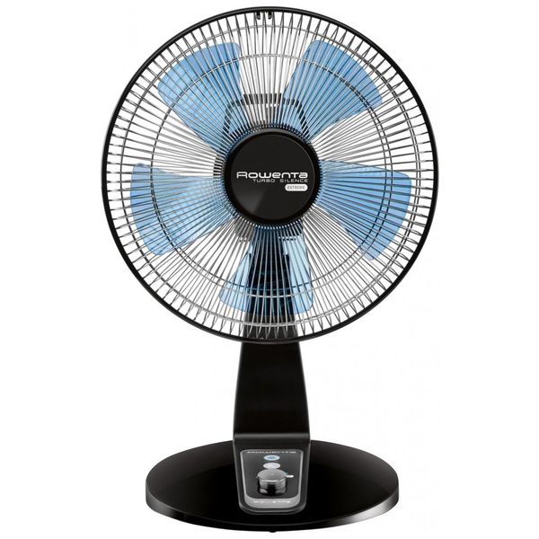 Ventilador de Mesa com 4 Velocidades, Silencioso, 110V 60W, ROWENTA VU2631, Preto