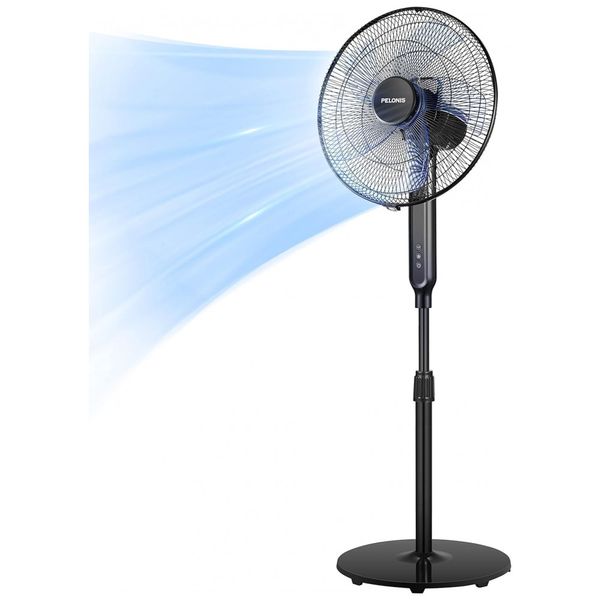 Ventilador de Torre 12 Velocidades, com Temporizador de Desligamento Automático, Ultra Silencioso, 110V, PELONIS PFS40D6ABB, Preto