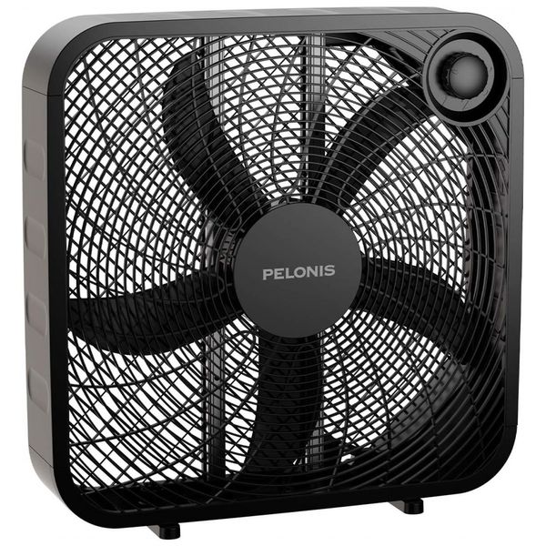 Ventilador de Caixa com 3 Velocidades, Silencioso, 55W, 110V, PELONIS PFB50A2ABB V, Preto