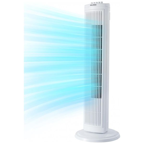 Ventilador de Torre 3 Velocidades, Silencioso, 110v, PELONIS PFT28A2BWW, Branco