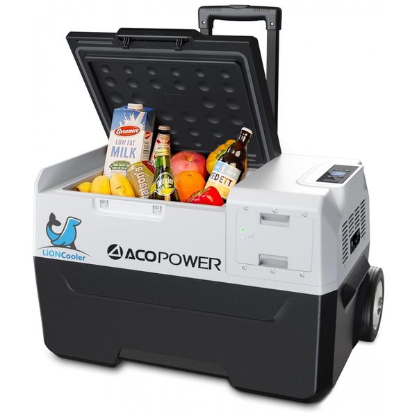 LiONCooler Frigobar, Cooler Elétrico Automotivo Portátil 30L, 60W, ACOPOWER X30A, Branco