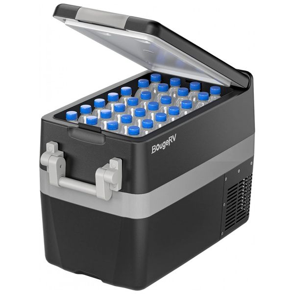 Frigobar, Cooler Elétrico Automotivo Portátil 40L, 12V, 60W, BOUGERV, Preto