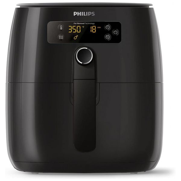 Fritadeira Elétrica, AirFryer 2.8L, Multifuncional, Tela de LED, 1425W, Livro de Receitas, 110v, PHILIPS KITCHEN APPLIANCES HD9741, 99, Preto