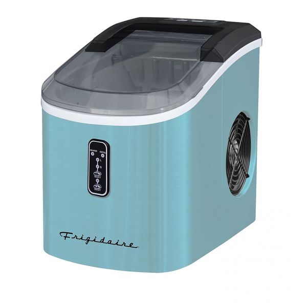 Máquina de Gelo Automática Portátil até 11 kg de Gelo em 24h, 110v, FRIGIDAIRE EFIC103 SSBLUE SC SELF CLEANING, Azul