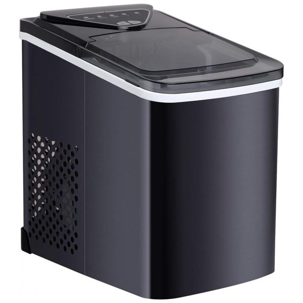Máquina de Gelo Automática Portátil até 11 kg de Gelo em 24h, 110v, ADT, Prateado