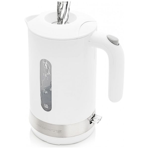 Chaleira Elétrica de 1.8L com Desligamento Automático, 1500W, 110v, OVENTE KP413W, Branco