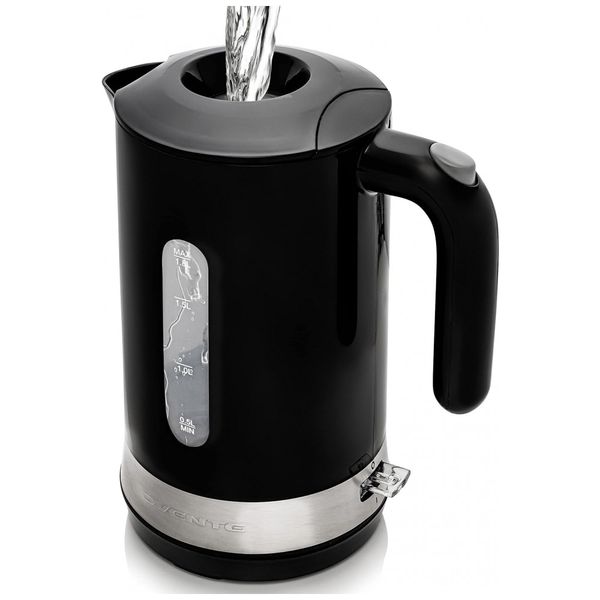 Chaleira Elétrica de 1.8L com Desligamento Automático, 1500W, 110v, OVENTE KP413B, Preto
