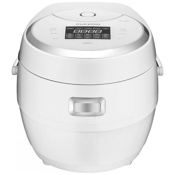 Panela de Pressão Elétrica Multifuncional 1.8L, 16 Definições, Painel Digital, Aço Inoxidável, 890W, 110v, CUCKOO CR 1020F, Branco