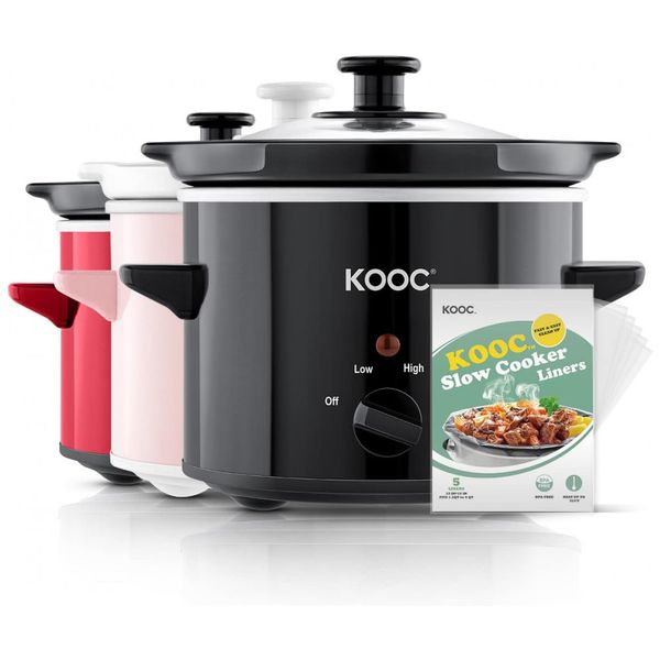 Panela Elétrica Multifuncional 1.8L, Aço Inoxidável, 150W, 110v, KOOC, Preto
