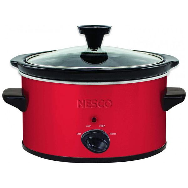 Panela Elétrica Multifuncional 1.4L, Aço Inoxidável, 120W, 110V, NESCO SC 150R, Vermelho