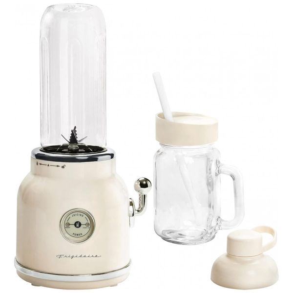 Liquidificador de Bancada Pessoal para Vitaminas, 600 mL, 300W, 110v, FRIGIDAIRE ESMM100 CREAM, Creme