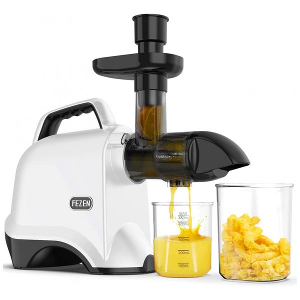 Centrífuga de Frutas, Aço Inoxidável, Silencioso, 150W, Branca, 110v, FEZEN, Branco