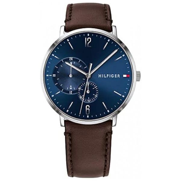 Relógio Masculino de Quartzo com Pulseira de Couro, TOMMY HILFIGER 1791508, Marrom