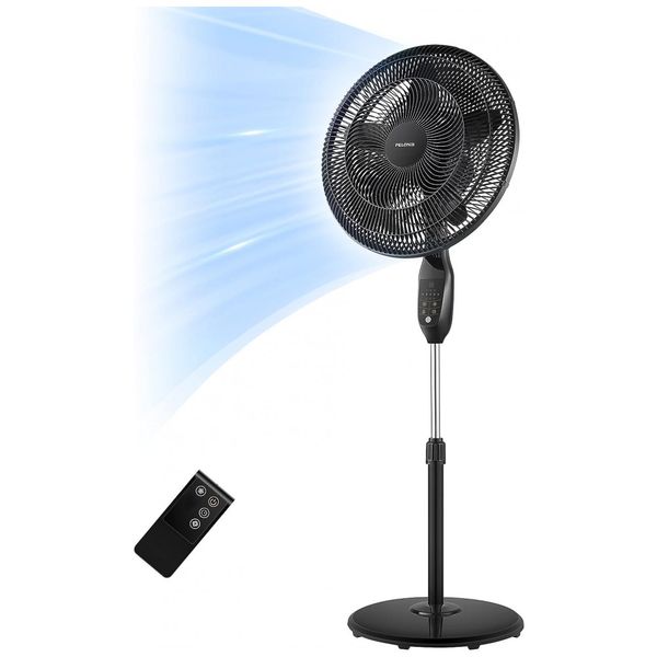 Ventilador de Torre de com 5 Velocidades Ajustáveis e Tela LED, 110V 35W, PELONIS PFS45A5BBB, Preto