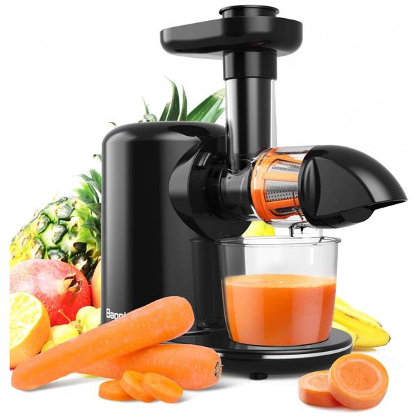 Centrífuga de Frutas e Silencioso, 150W, 110v, BAGOTTE BSJ80, Preto