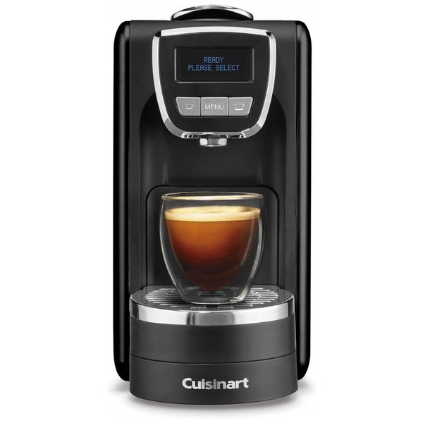 Cafeteira Elétrica Expresso 19 Bar com Tela LCD, 110v, CUISINART EM 15, Preto