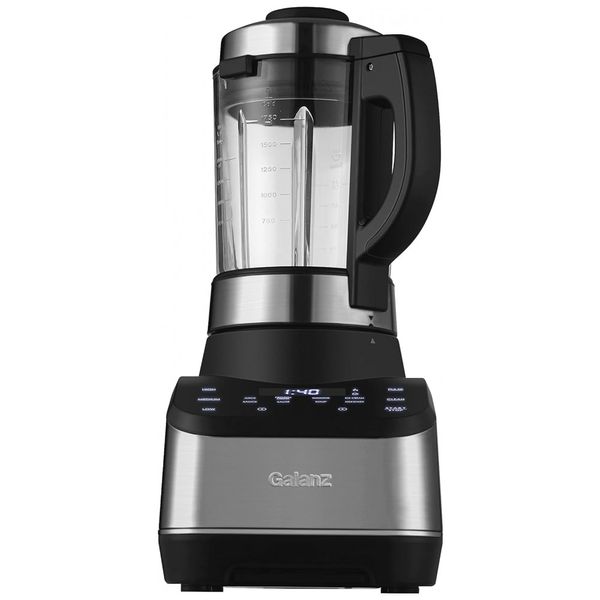 Liquidificador de Bancada com Jarra de Vidro 1.7L com 8 Predefinições, Aço Inoxidável, 1000W, 110v, GALANZ GLCB60ES210A, Prateado