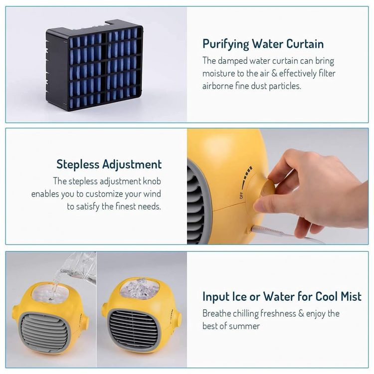 Climatizador-de-Ar-Portatil-Ventilador-de-Refrigerador-de-foto-3