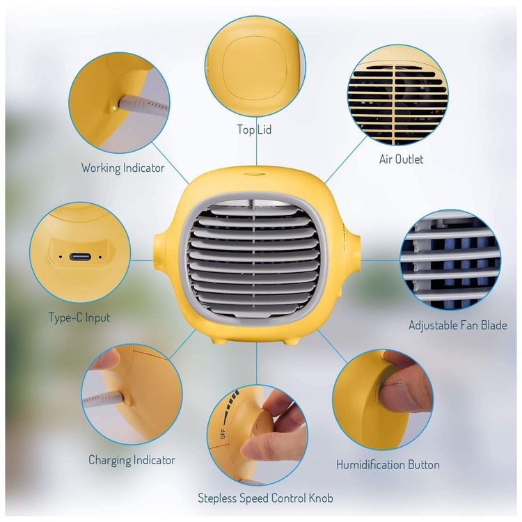 Climatizador-de-Ar-Portatil-Ventilador-de-Refrigerador-de-foto-4