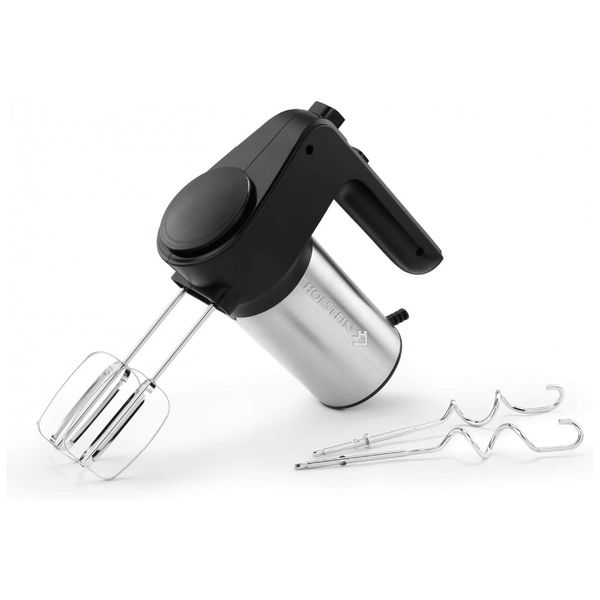 Batedeira de Mão com 6 Velocidades e Acessórios, 250W, 110v, HOLSTEIN HOUSEWARES HH 09101015SS, Preto