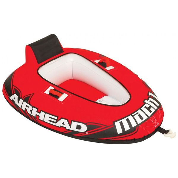 Boia Rebocável Inflável Para 1 Pessoa, Resistente, AIRHEAD, Vermelho