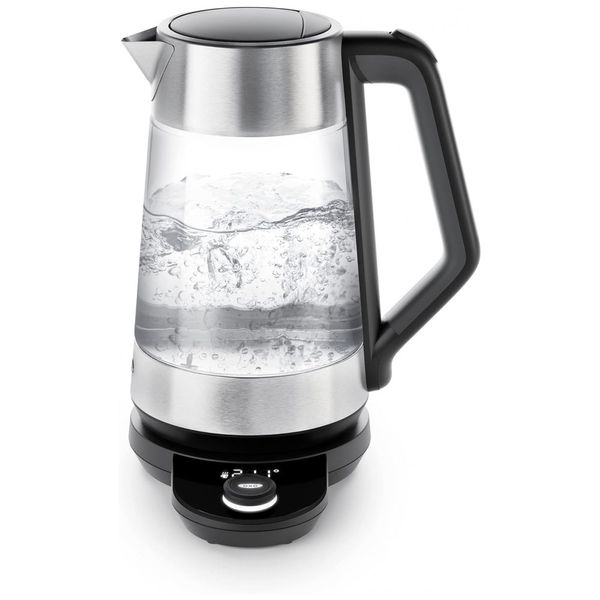 Chaleira Elétrica 2L, com Controle de Temperatura e Aço Inoxidável, 1500W, 110v, OXO 8716900, Cinza