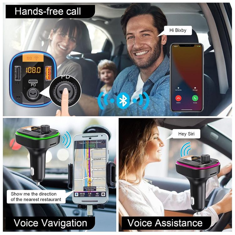 Adaptador-Transmissor-Veicular-Bluetooth-Veicular-B-LED-foto-3