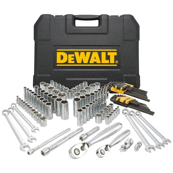 Kit Ferramentas 118 Peças, com Maleta, DEWALT DWMT72163, Prateado